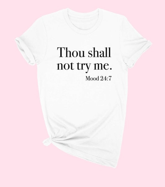 Thou Shall Not T Shirt - Anew Couture