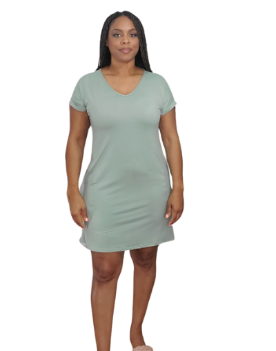 TShirt Dress Curvy - Anew Couture