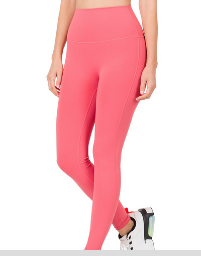 Athletic High Waisted Full Leggings - Anew Couture