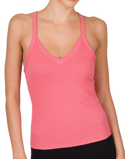 Ribbed Cami Top - Anew Couture
