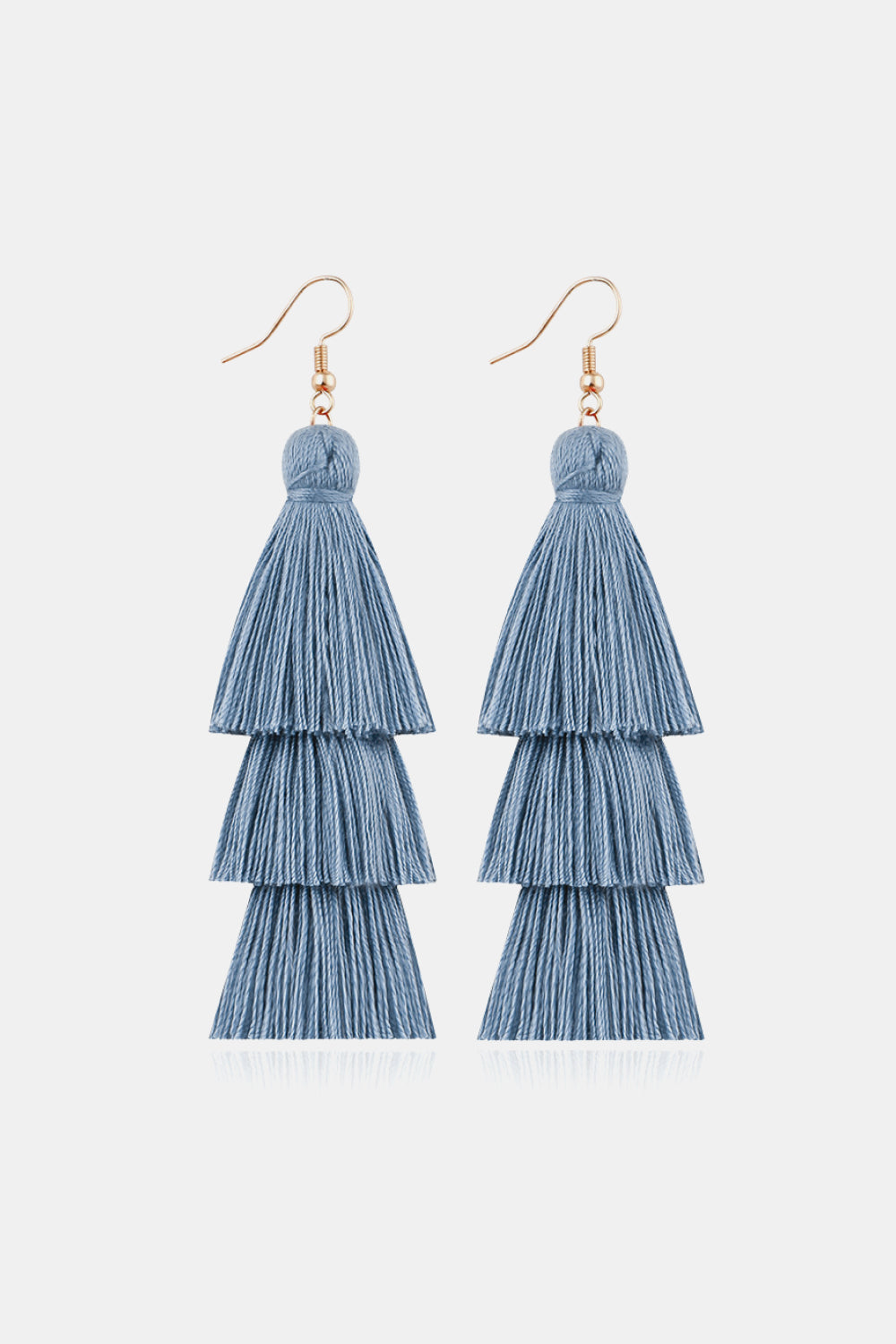 Triple-Layer Tassel Dangle Earrings - Anew Couture