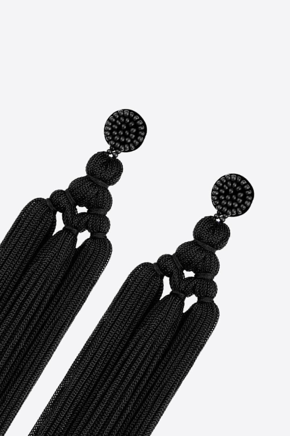 Beaded Tassel Earrings - Anew Couture